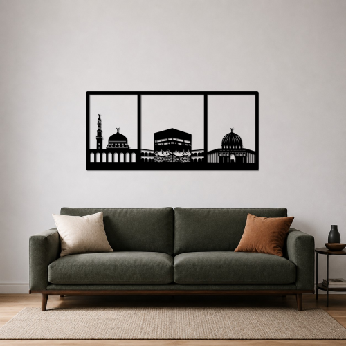 3-masajid-main-image Islamic Metal Wall Art