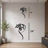 Bismillah Islamic Calligraphy Metal Wall Art