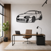 Toyota Supra MK4 Metal Wall Art