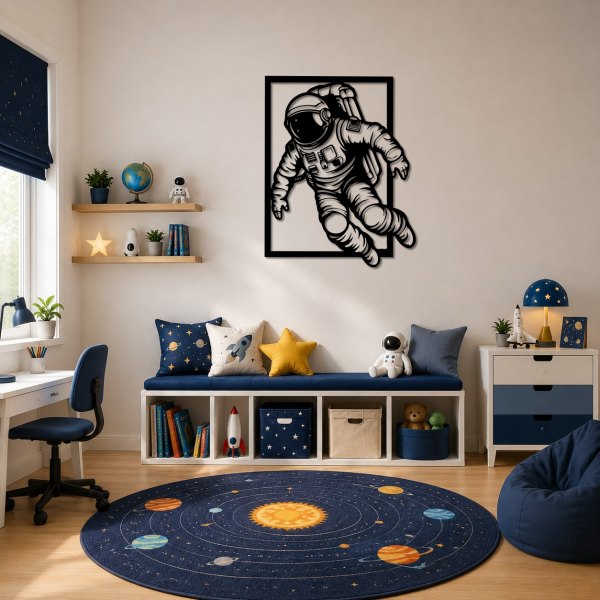 Astronaut Metal Wall Art