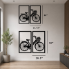 Bicycle 2-Piece Metal Wall Art Set