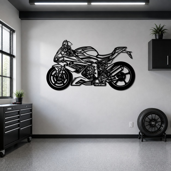 BMW S1000RR Metal Wall Art