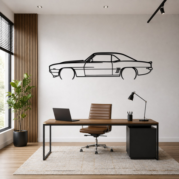Chevrolet Camaro 1969 Z/28 Metal Wall Art