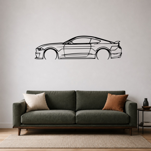 Ford Mustang GT S550 Metal Wall Art