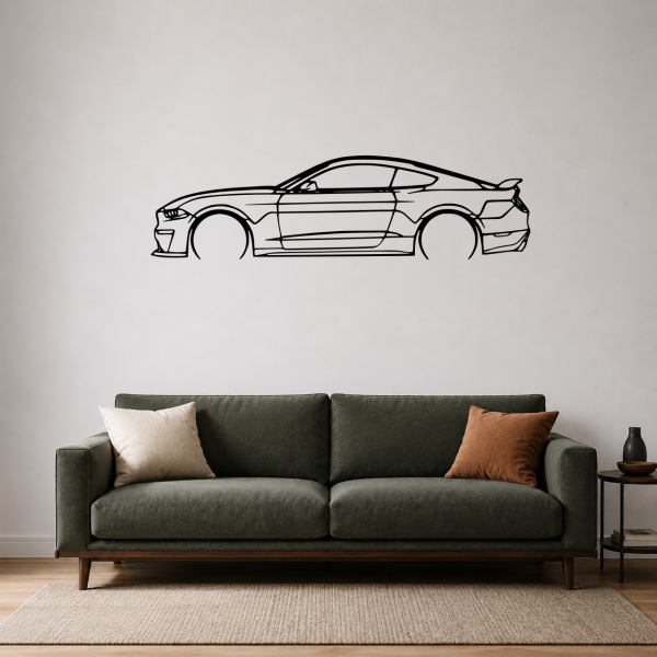 Ford Mustang GT S550 Metal Wall Art