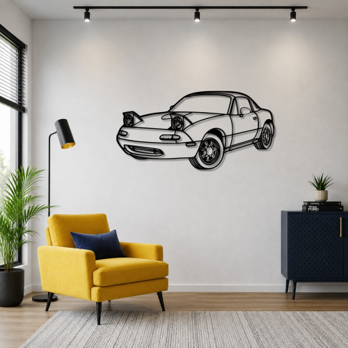 Mazda MX-5 NA Metal Wall Art