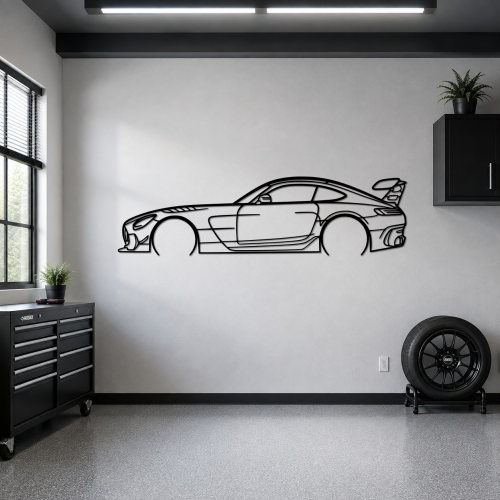 Mercedes-AMG GT Black Series Metal Wall Art