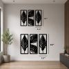 Palm Leaves 3-Piece Metal Wall Art Set