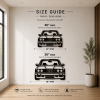 BMW E30 M3 Front Silhouette Metal Wall Art
