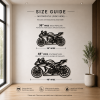 Kawasaki Ninja H2R Side Silhouette Metal Wall Art