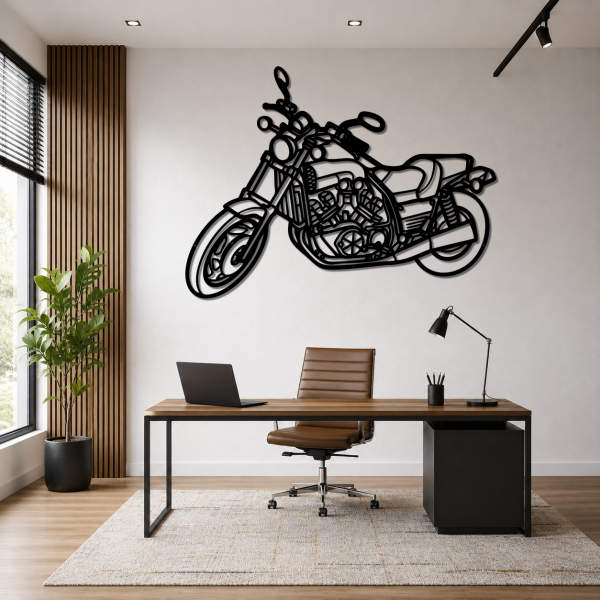 Yamaha VMAX 1200 Metal Wall Art