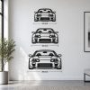 Porsche 911 964 Rear Silhouette Metal Wall Art