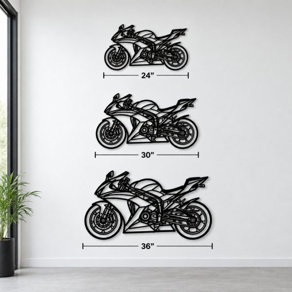 Yamaha YBR 125G Motorcycle Metal Wall Art
